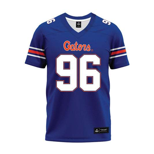 Florida - NCAA Football : JaReylan McCoy - Blue Premium Football Jersey-0