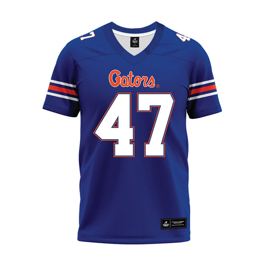 Florida - NCAA Football : Miller Fealy - Blue Premium Football Jersey-0