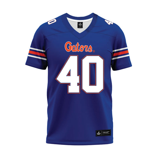 Florida - NCAA Football : Brandon Rabasco - Blue Premium Football Jersey-0