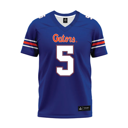 Florida - NCAA Football : Myles Graham - Blue Premium Football Jersey-0
