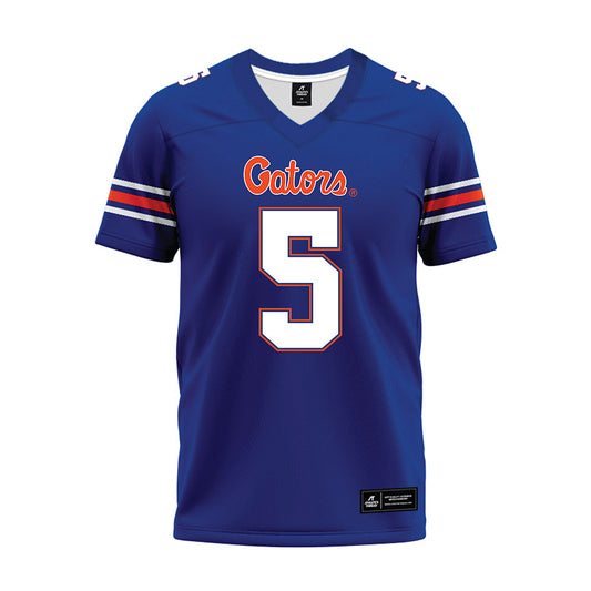 Florida - NCAA Football : Myles Graham - Blue Premium Football Jersey-0