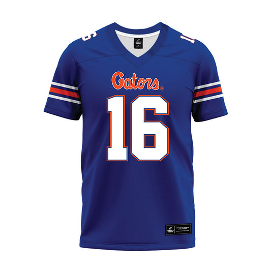 Florida - NCAA Football : TJ Bullard - Blue Premium Football Jersey-0