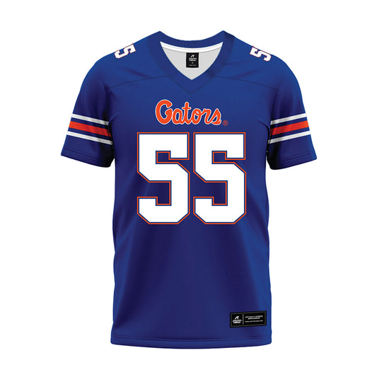 Florida - NCAA Football : Tj Dice Jr - Blue Premium Football Jersey-0