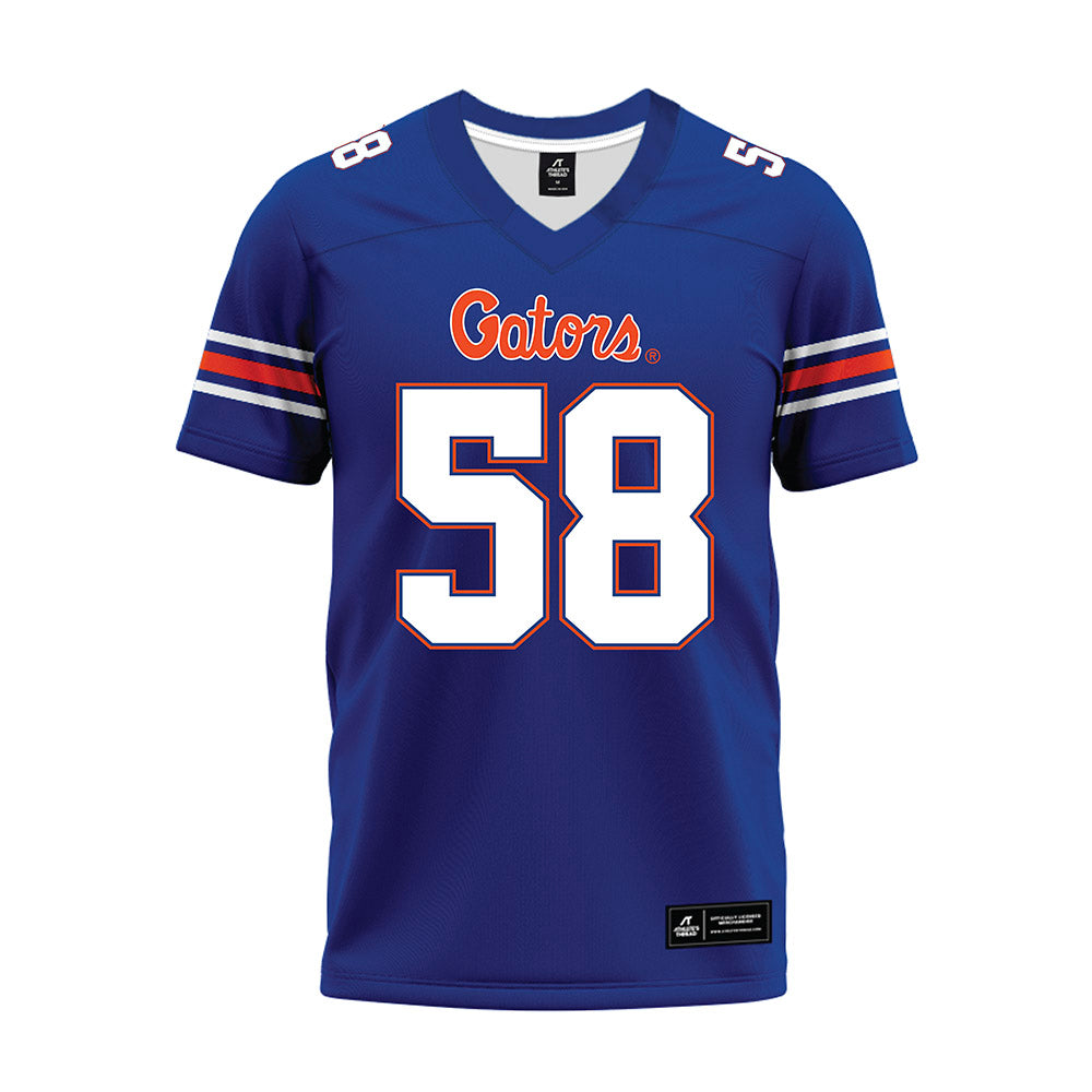 Florida - NCAA Football : Hunter Solwold - Blue Premium Football Jersey-0