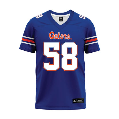 Florida - NCAA Football : Hunter Solwold - Blue Premium Football Jersey-0