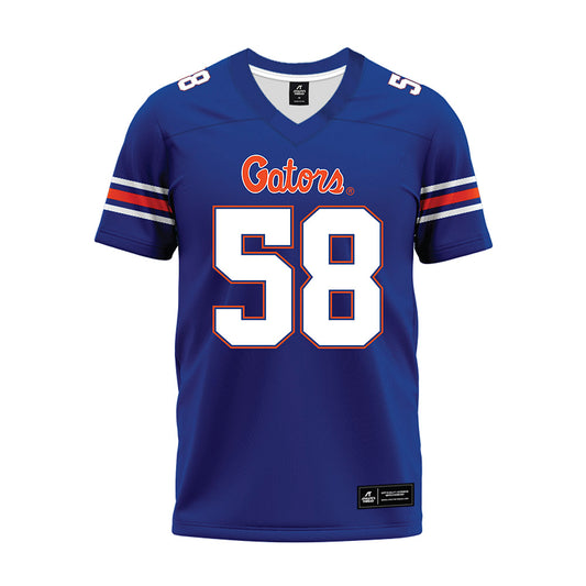 Florida - NCAA Football : Hunter Solwold - Blue Premium Football Jersey-0