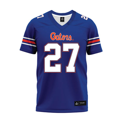 Florida - NCAA Football : Byron Louis - Blue Premium Football Jersey-0