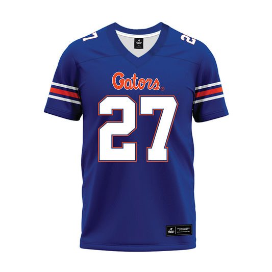 Florida - NCAA Football : Byron Louis - Blue Premium Football Jersey-0
