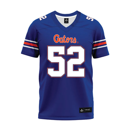 Florida - NCAA Football : Dylan Leighton - Blue Premium Football Jersey-0