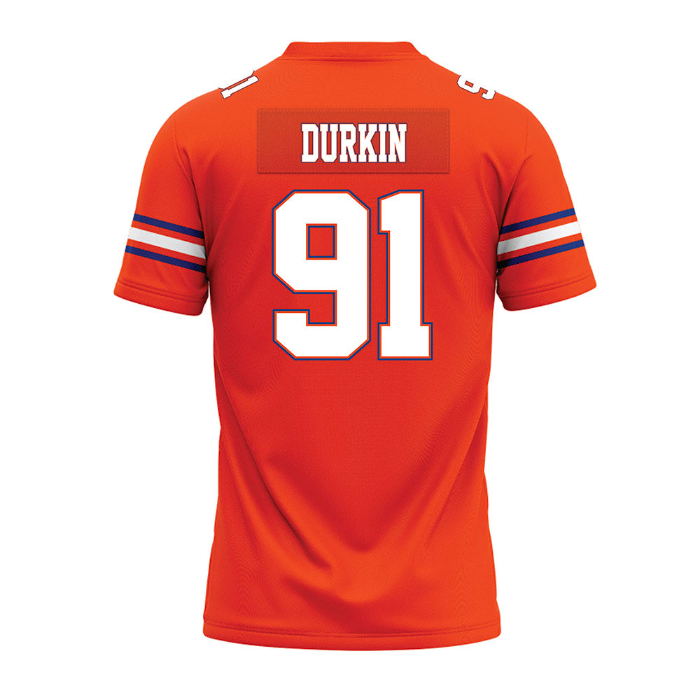 Florida - NCAA Football : Patrick Durkin - Orange Premium Football Jersey-1