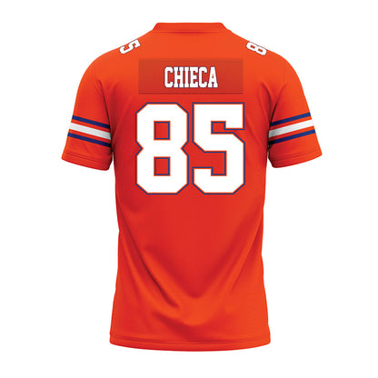 Florida - NCAA Football : Evan Chieca - Orange Premium Football Jersey-1