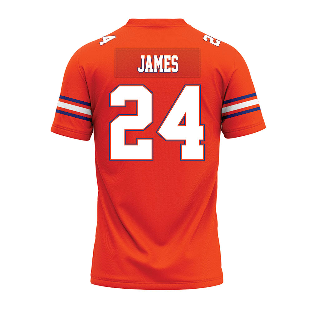 Florida - NCAA Football : Kamran James - Orange Premium Football Jersey-1