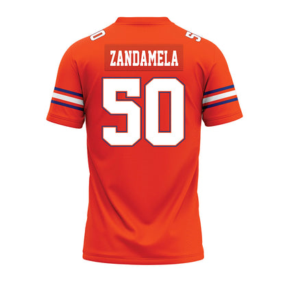 Florida - NCAA Football : Jason Zandamela - Orange Premium Football Jersey-1