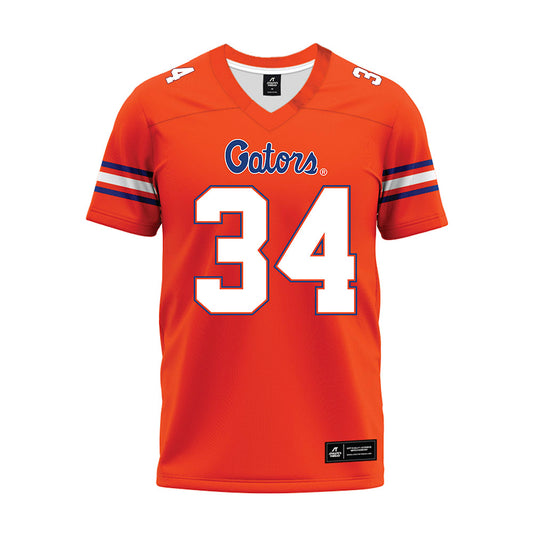 Florida - NCAA Football : Kaiden Hall - Orange Premium Football Jersey-0