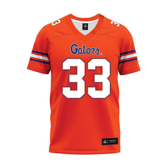 Florida - NCAA Football : Brian Case - Orange Premium Football Jersey-0