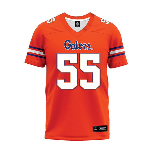 Florida - NCAA Football : Tj Dice Jr - Orange Premium Football Jersey-0