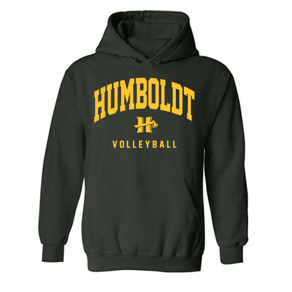 Humboldt State - NCAA Women's Volleyball : Rahni Greene - Classic Shersey Hooded Sweatshirt-0
