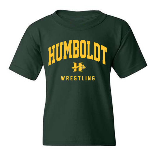 Humboldt State - NCAA Wrestling : Micaiah Montalbin - Classic Shersey Youth T-Shirt-0