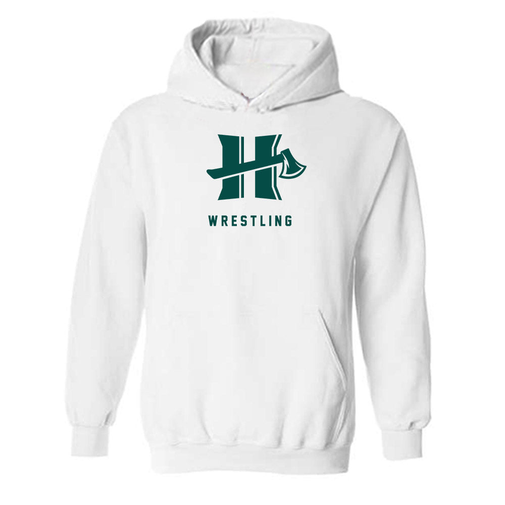 Humboldt State - NCAA Wrestling : Micaiah Montalbin - Classic Shersey Hooded Sweatshirt-0