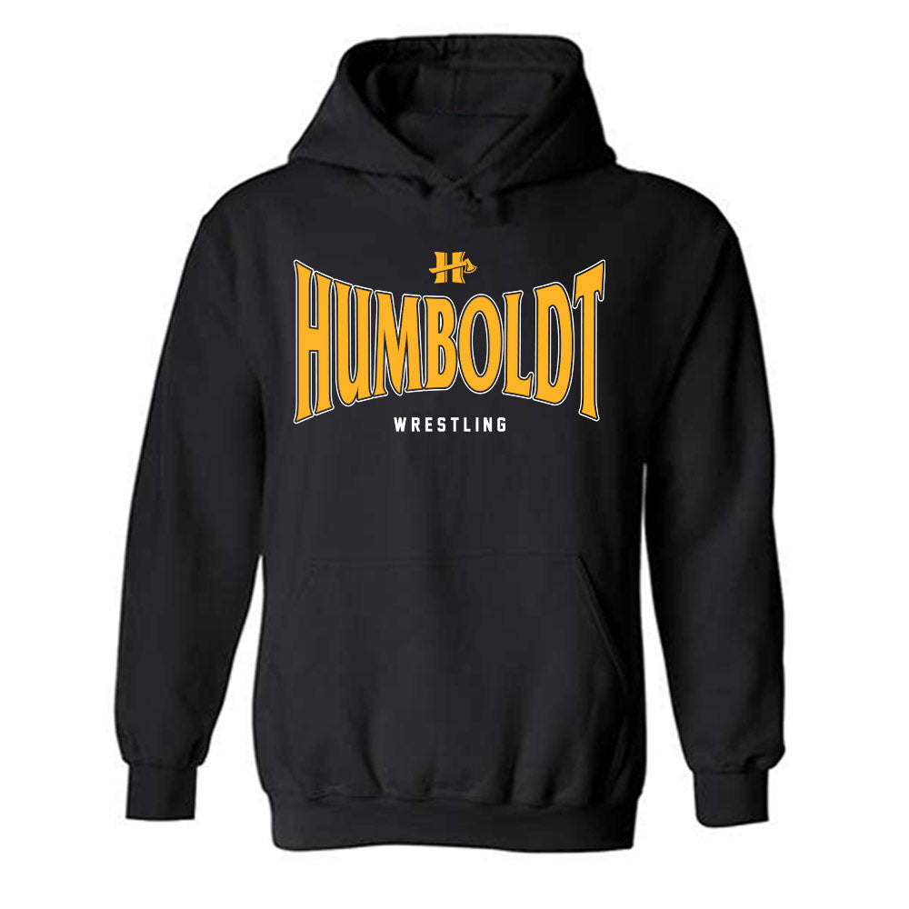 Humboldt State - NCAA Wrestling : Jayson Victoria - Classic Shersey Hooded Sweatshirt-0