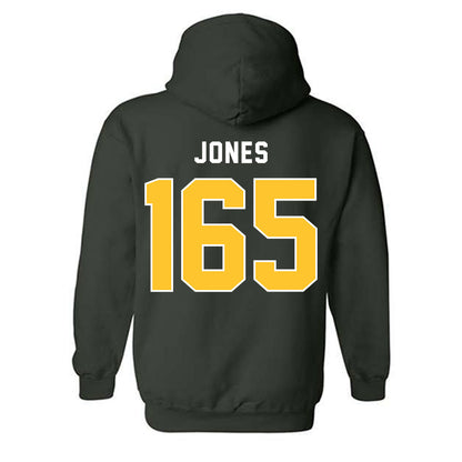 Humboldt State - NCAA Wrestling : Travion Jones - Classic Shersey Hooded Sweatshirt-1