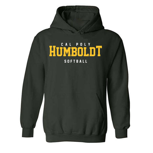 Humboldt State - NCAA Softball : Gaige Garcia - Classic Shersey Hooded Sweatshirt-0