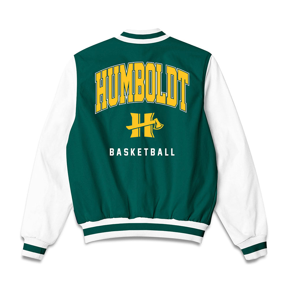 Humboldt State - NCAA Women's Basketball : Kyori Lloyd - Bomber Jacket-1