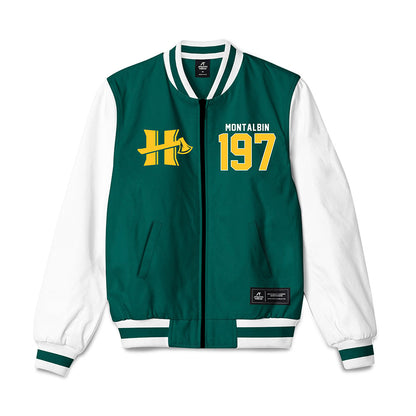 Humboldt State - NCAA Wrestling : Micaiah Montalbin - Bomber Jacket-0