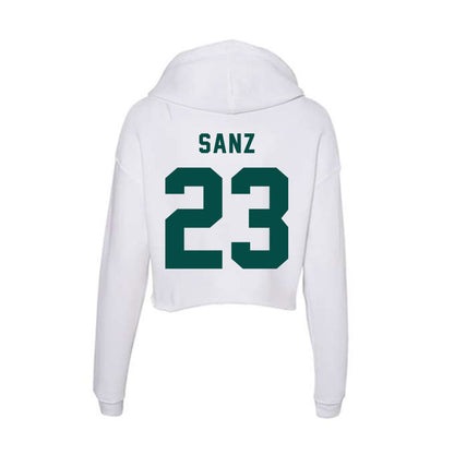 Humboldt State - NCAA Women's Basketball : Riley Sanz - Classic Shersey Women's Crop Fleece Hoodie-1