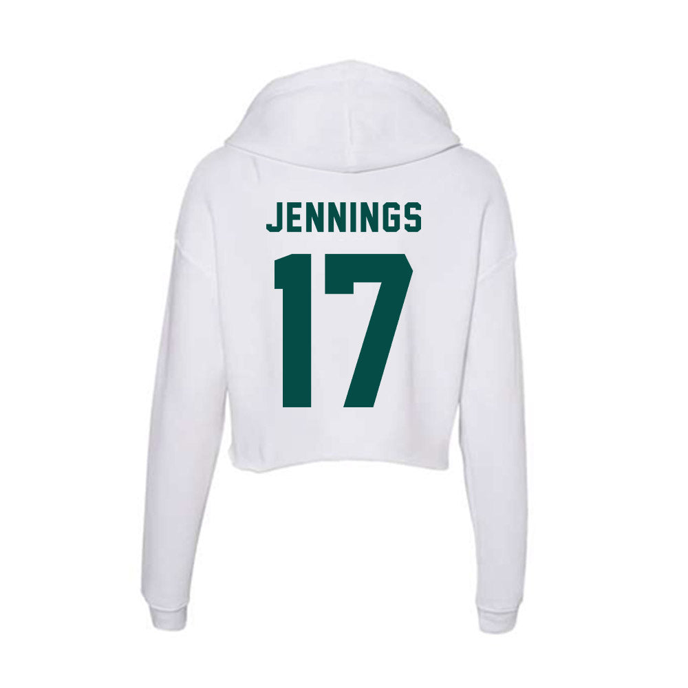 Humboldt State - NCAA Women's Volleyball : Tatyana Jennings - Classic Shersey Women's Crop Fleece Hoodie-1