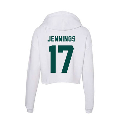 Humboldt State - NCAA Women's Volleyball : Tatyana Jennings - Classic Shersey Women's Crop Fleece Hoodie-1