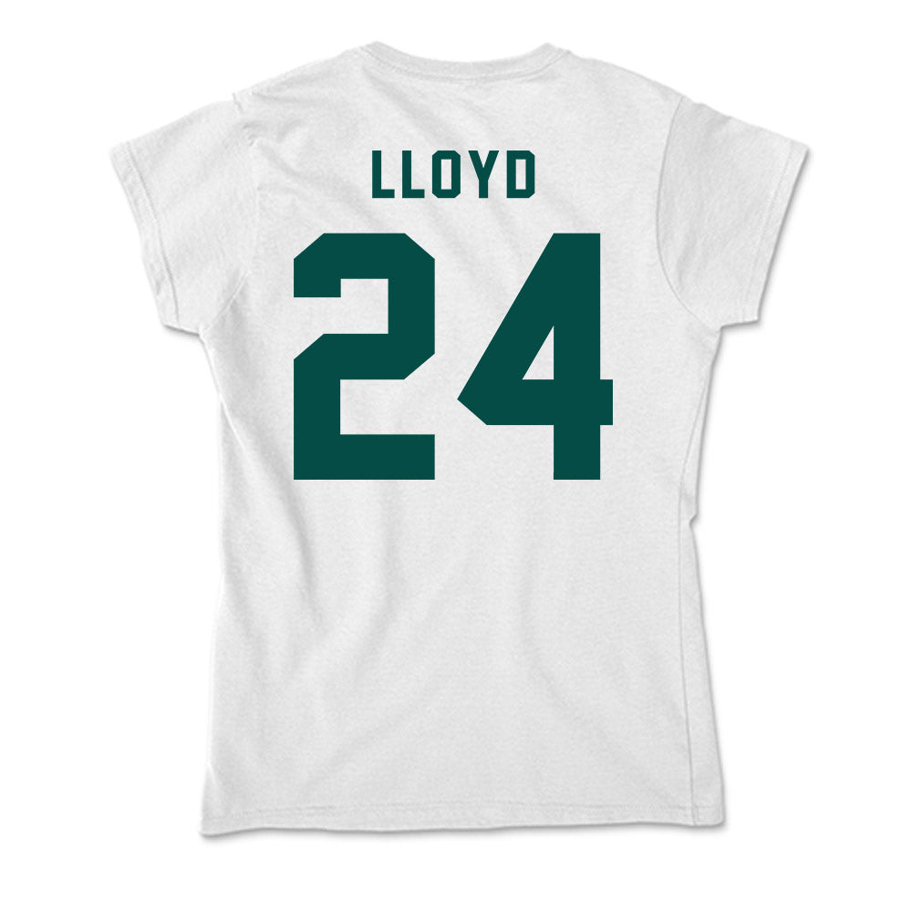 Humboldt State - NCAA Women's Basketball : Kyori Lloyd - Classic Shersey Soft Style Women’s T-Shirt-1
