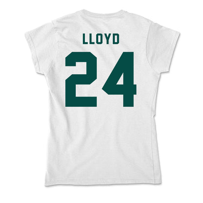 Humboldt State - NCAA Women's Basketball : Kyori Lloyd - Classic Shersey Soft Style Women’s T-Shirt-1