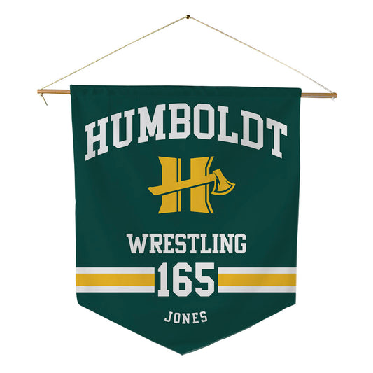 Humboldt State - NCAA Wrestling : Travion Jones - Pennant - 18" x 21"-0