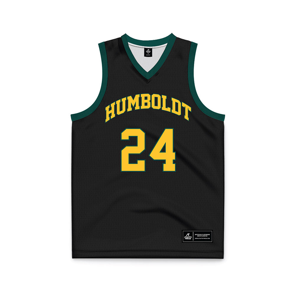 Humboldt State - NCAA Women's Basketball : Kyori Lloyd - Black Basketball Jersey-0