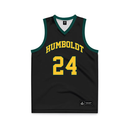 Humboldt State - NCAA Women's Basketball : Kyori Lloyd - Black Basketball Jersey-0