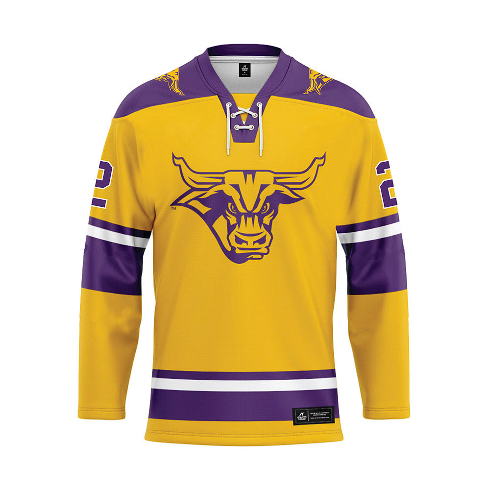 Minn. St. - NCAA Women's Ice Hockey : Mika Cichosz - Gold Hockey Jersey-0