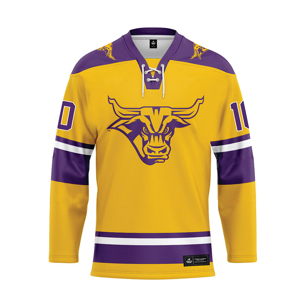 Minn. St. - NCAA Women's Ice Hockey : Zoe Lopez - Gold Hockey Jersey-0