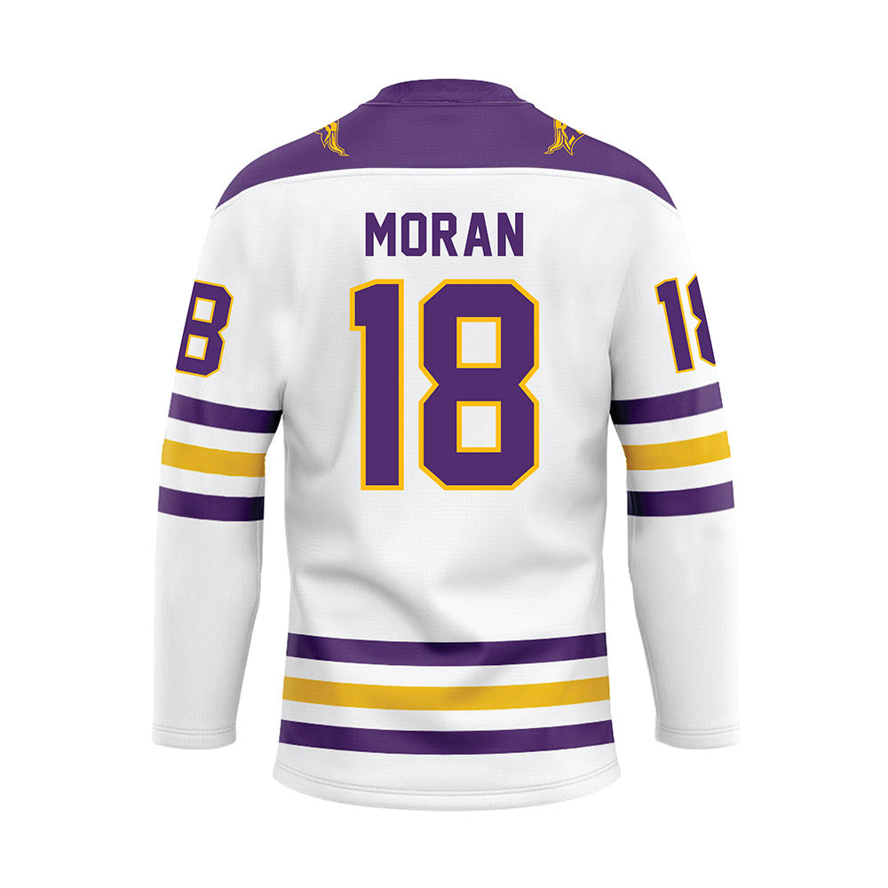 Minn. St. - NCAA Women's Ice Hockey : Makayla Moran - White Hockey Jersey-1