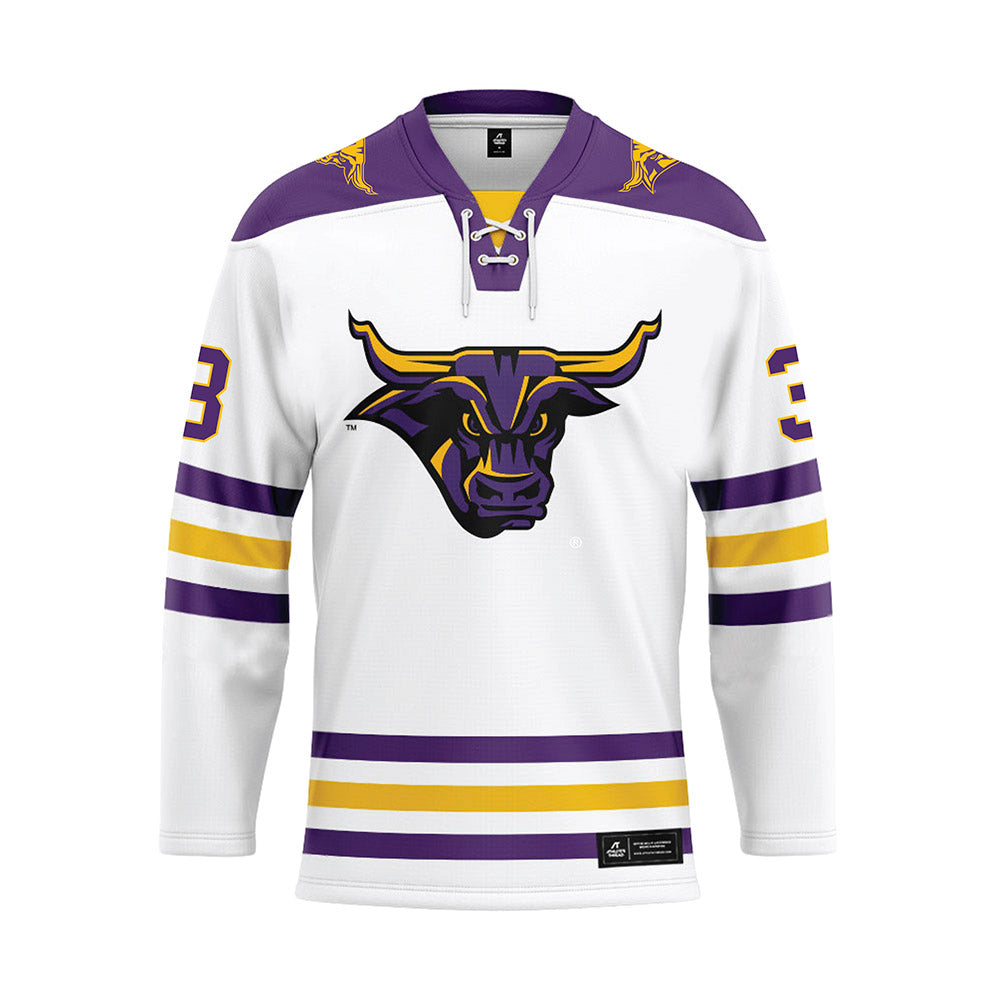 Minn. St. - NCAA Women's Ice Hockey : Anika Stromme - White Hockey Jersey-0