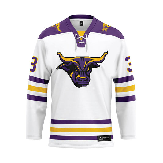 Minn. St. - NCAA Women's Ice Hockey : Anika Stromme - White Hockey Jersey-0