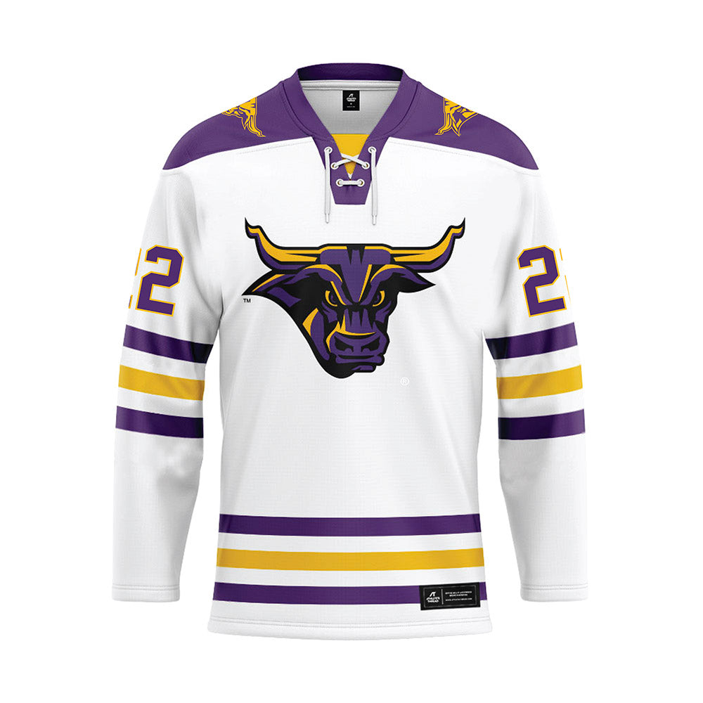 Minn. St. - NCAA Women's Ice Hockey : Tori Anderson - White Hockey Jersey-0