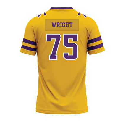 Minn. St. - NCAA Football : Magnus Wright - Gold Premium Football Jersey-1