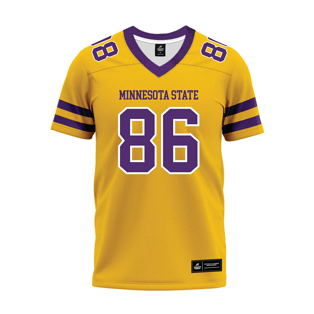 Minn. St. - NCAA Football : Hudson Dillon - Gold Premium Football Jersey-0