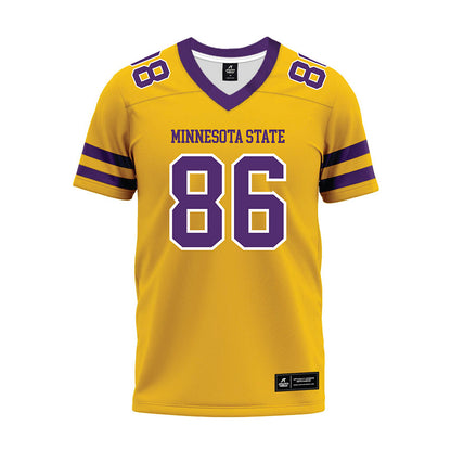 Minn. St. - NCAA Football : Hudson Dillon - Gold Premium Football Jersey-0