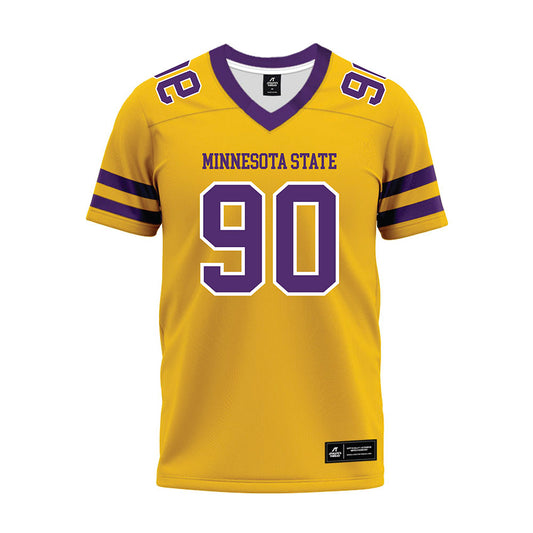 Minn. St. - NCAA Football : Jordan Ivy - Gold Premium Football Jersey-0