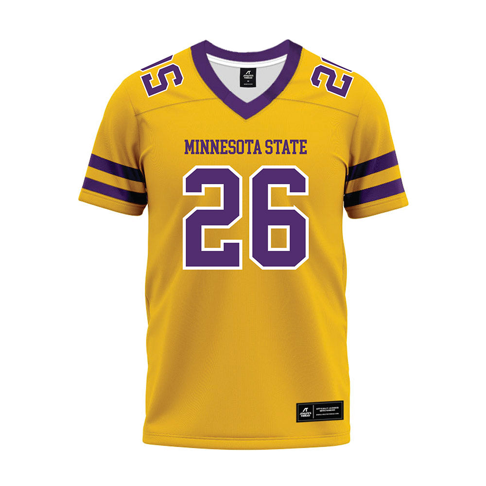 Minn. St. - NCAA Football : Carter Henderson - Gold Premium Football Jersey-0