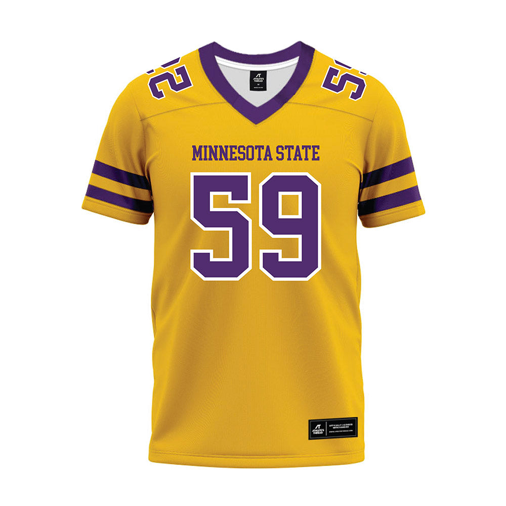 Minn. St. - NCAA Football : Jazarri Jackson - Gold Premium Football Jersey-0