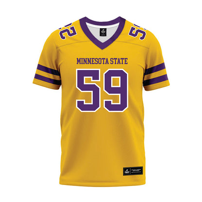 Minn. St. - NCAA Football : Jazarri Jackson - Gold Premium Football Jersey-0