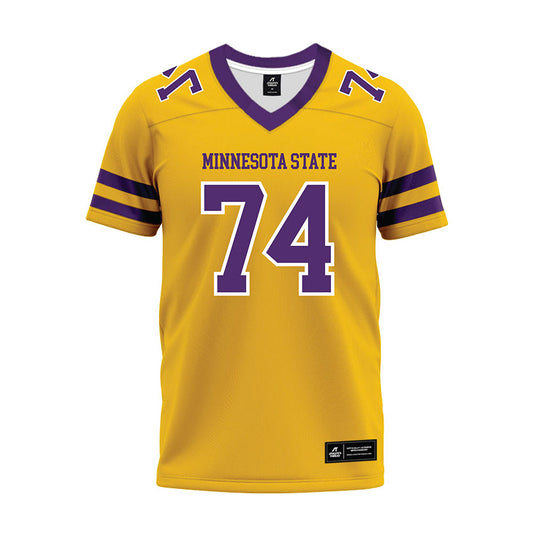 Minn. St. - NCAA Football : Thomas Englund - Gold Premium Football Jersey-0